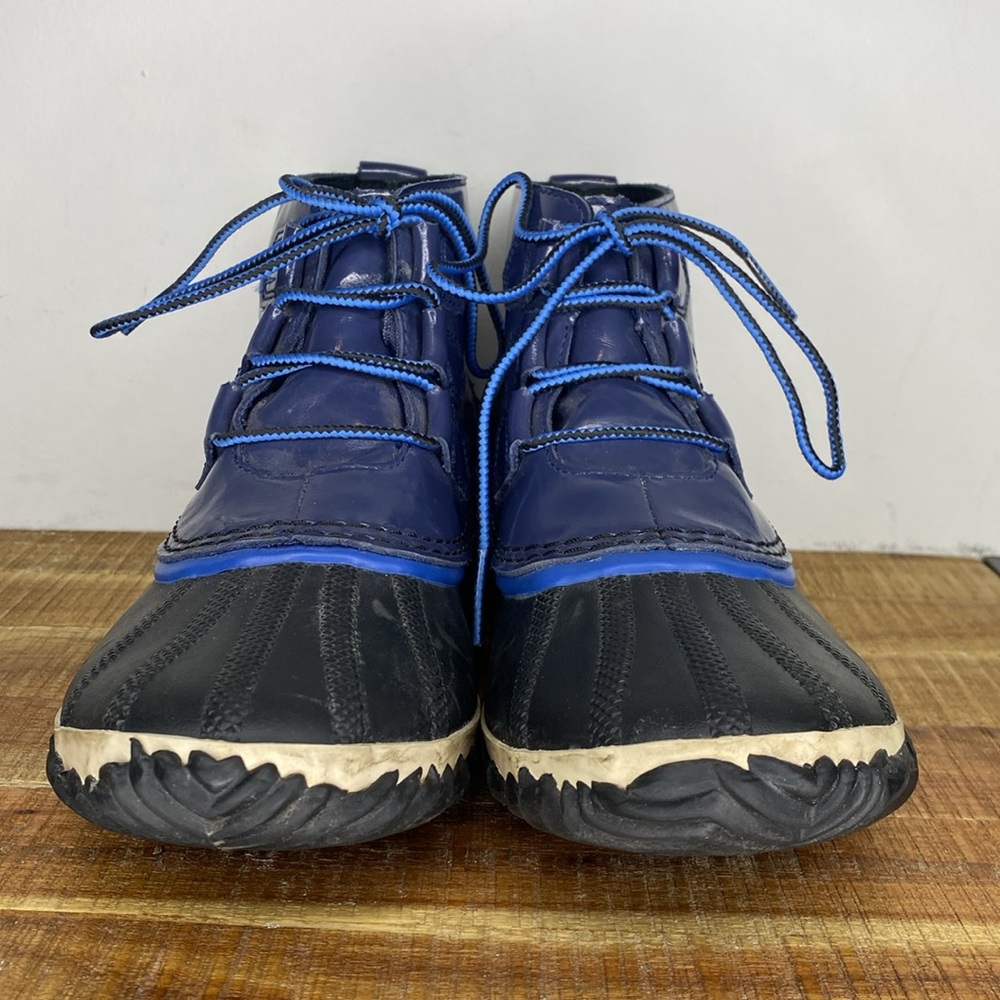 Sorel Out N About Nocturnal Blue Ankle Boots: Size 9.5 - Picture 3 of 9